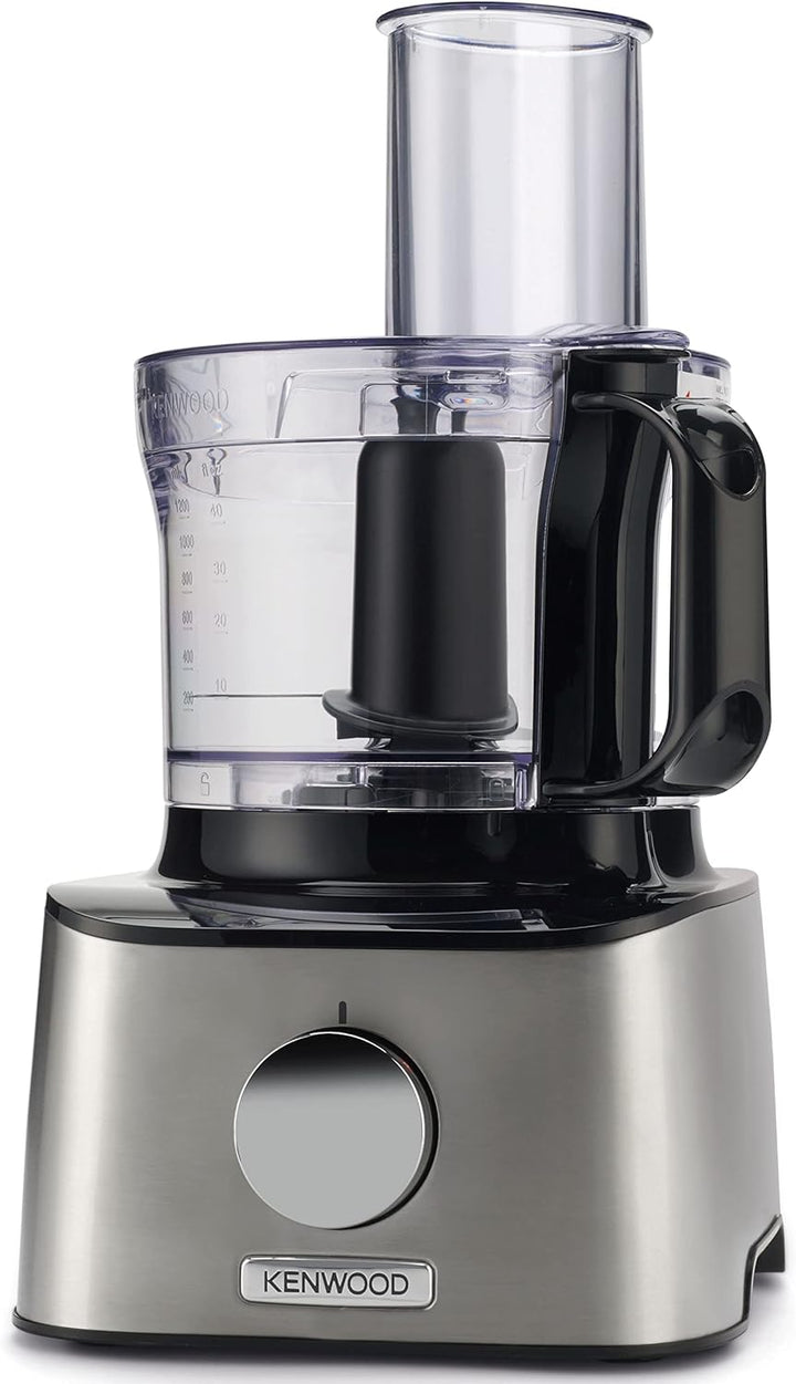 Kenwood Multipro Compact FDM301SS Kompakt-Küchenmaschine, 2,1 Liter, inkl. Edelstahl Messer, 3 Arbei