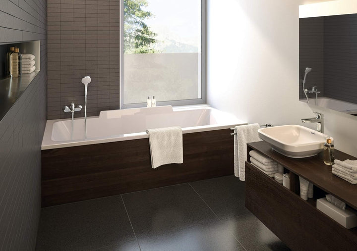 hansgrohe Duschset Croma Select E, Duschkopf mit Schlauch und Halterung, Handbrause mit 1 Strahlart,