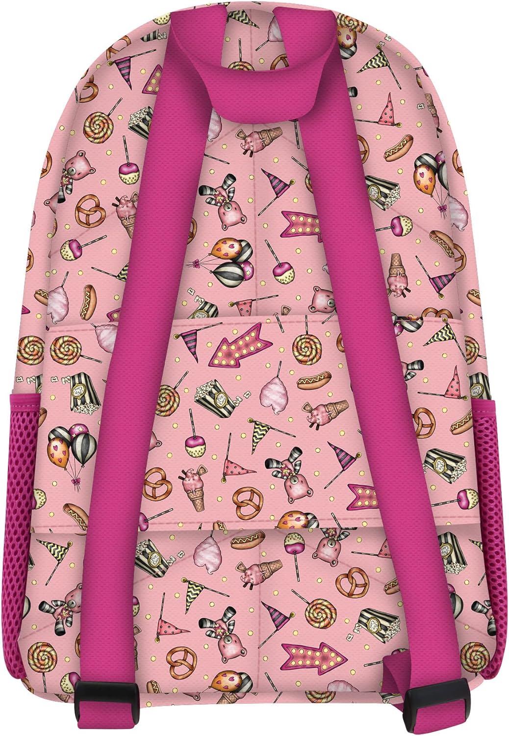 Santoro 1111GJ03T Mini-Rucksack Adap.Cart Gorjuss Fairground Karussell 26 x 34 x 11,4 cm, Rose
