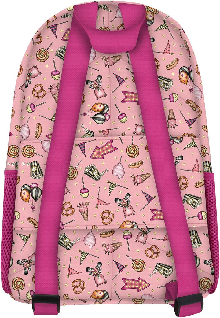 Santoro 1111GJ03T Mini-Rucksack Adap.Cart Gorjuss Fairground Karussell 26 x 34 x 11,4 cm, Rose
