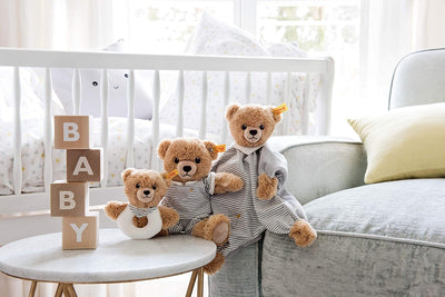 Steiff Kuscheltier Schlaf-gut-Bär Schmusetuch, Süsses Stofftier, Jungen, Mädchen & Babys ab 0 Monate
