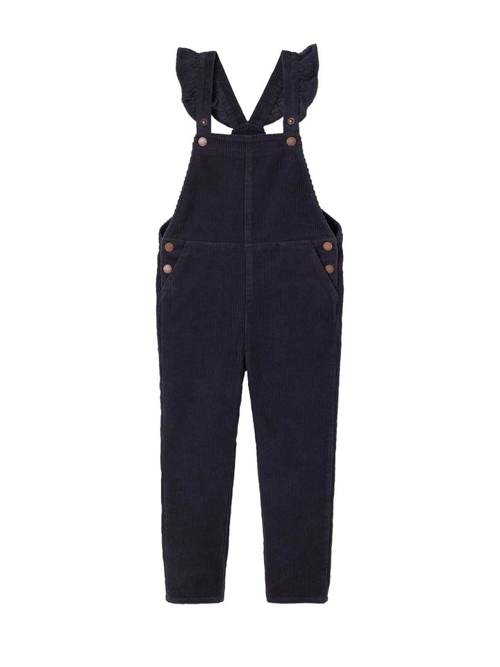Vertbaudet Mädchen Cord-Latzhose mit Volantträgern GRIS 86, GRIS 86