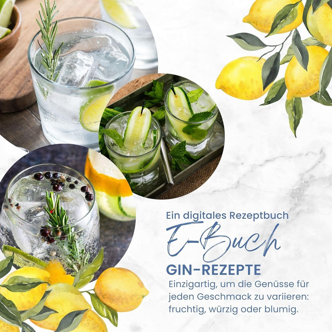 L&G® Entdecker-Set für DIY Gin mit einzigartigen Gewürzen - Exklusives Box Set für Männer/Frauen, Or