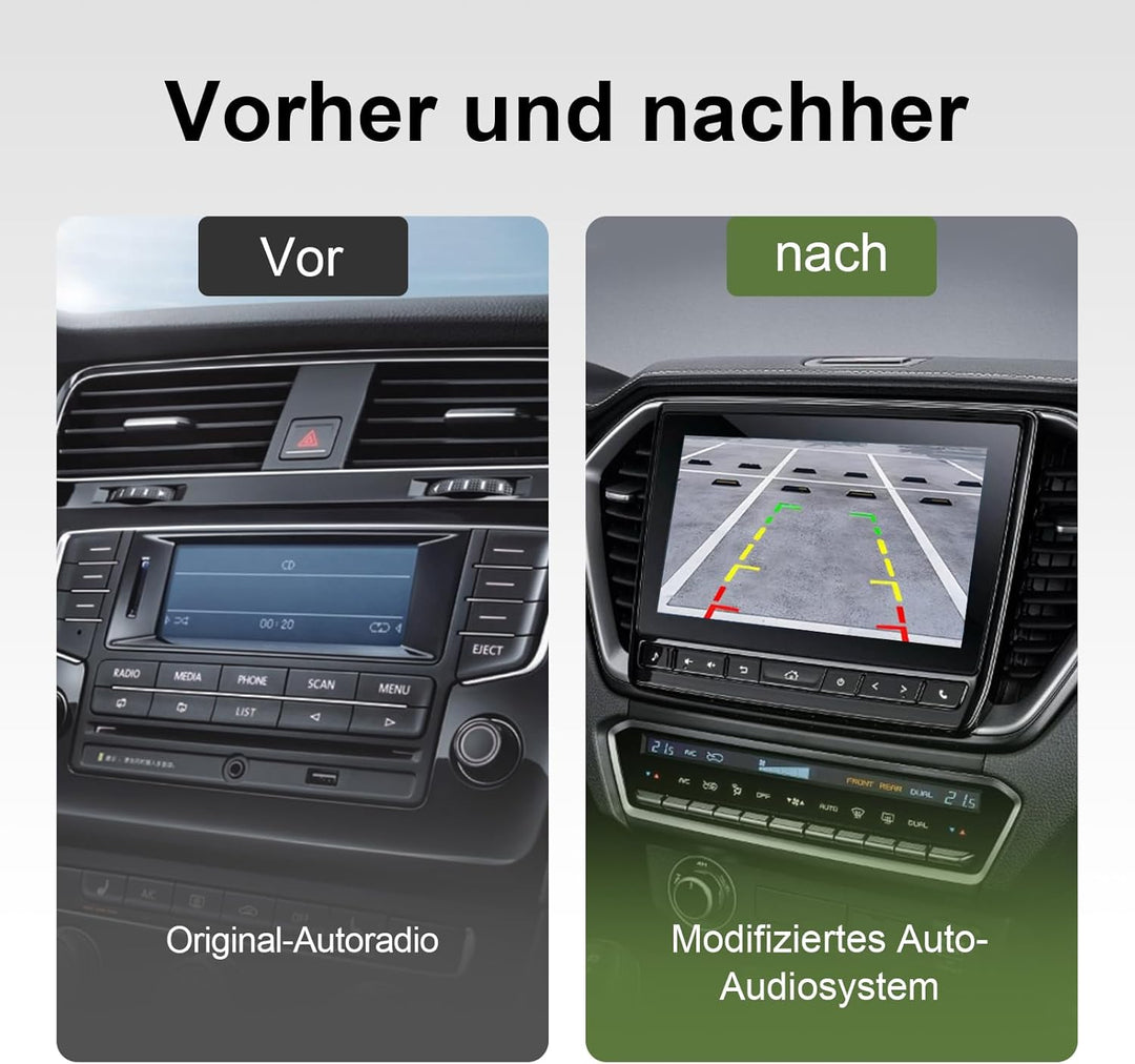 Auto Radio Montage Rahmen 2DIN Doppel Metallrahmen Halterung Faszienmontageset für Doppel DIN Auto R