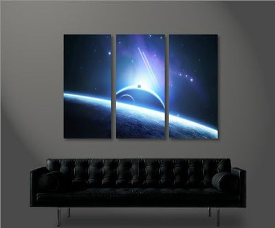 islandburner Bild Bilder auf Leinwand Wars V7 XXL Poster Leinwandbild Wandbild art up your life ®