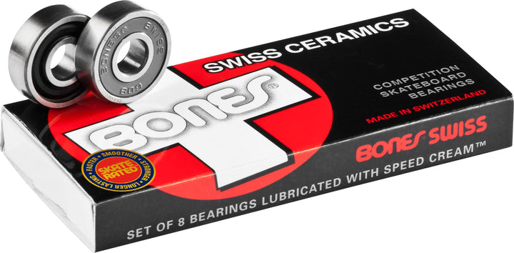 Bones Swiss Ceramic Bearings x8 uni 2 x 0.5 x 2, uni 2 x 0.5 x 2