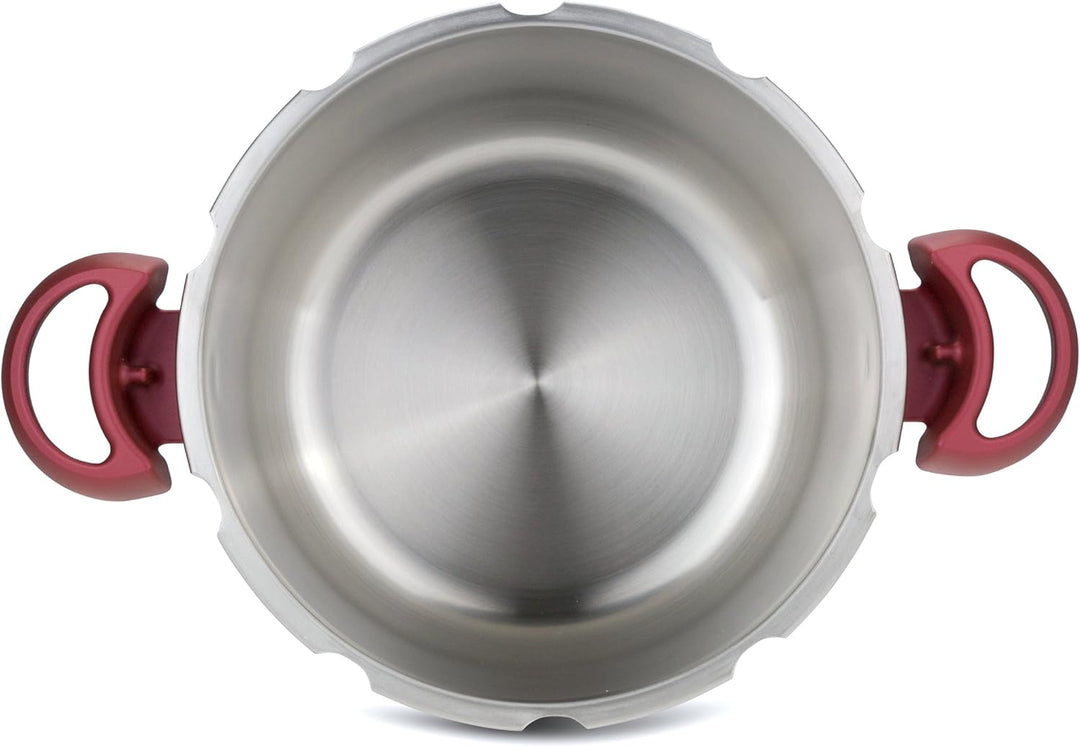 Tefal P46207 | Clipso Minut' Perfect Schnellkochtopf | mit Garbkorb und Timer | 6Liter | edelstahl/w
