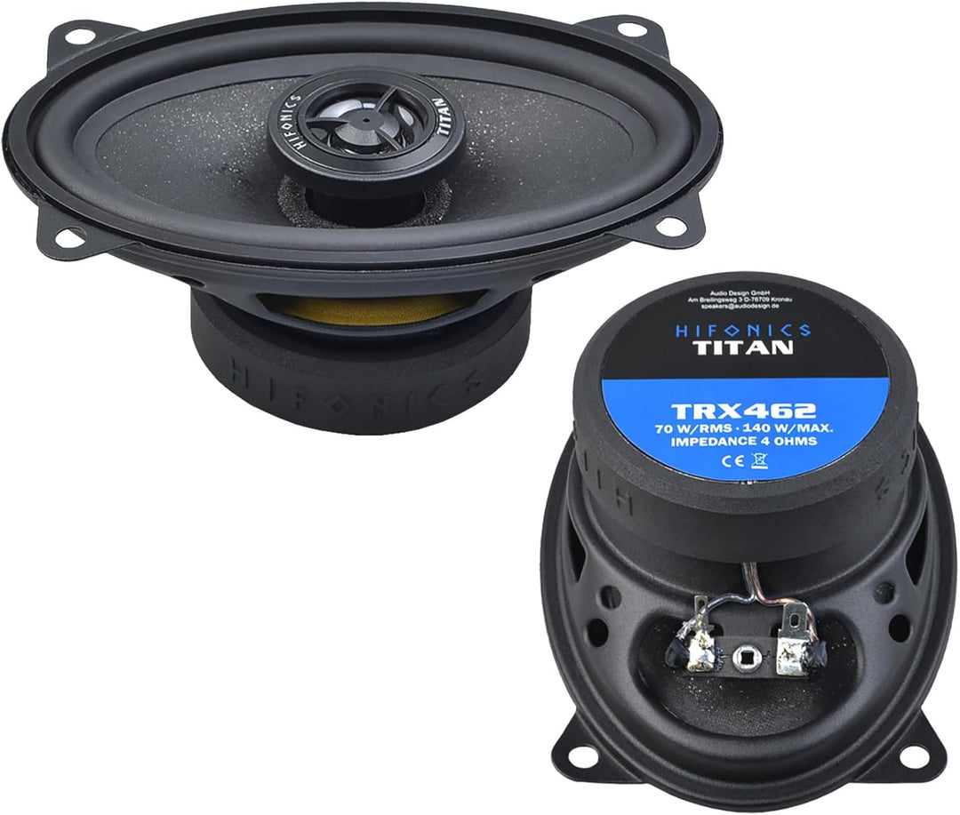 Hifonics Titan TRX462 | 10 x 15 cm (4 x 6) 2-Wege Koaxial-Lautsprecher