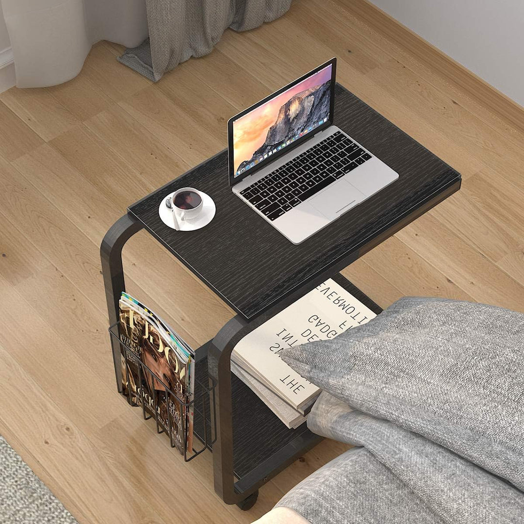 sogesfurniture Kleiner Beistelltisch Sofatisch Nachttisch Kaffeetisch, mobiler Laptoptisch Notebookt