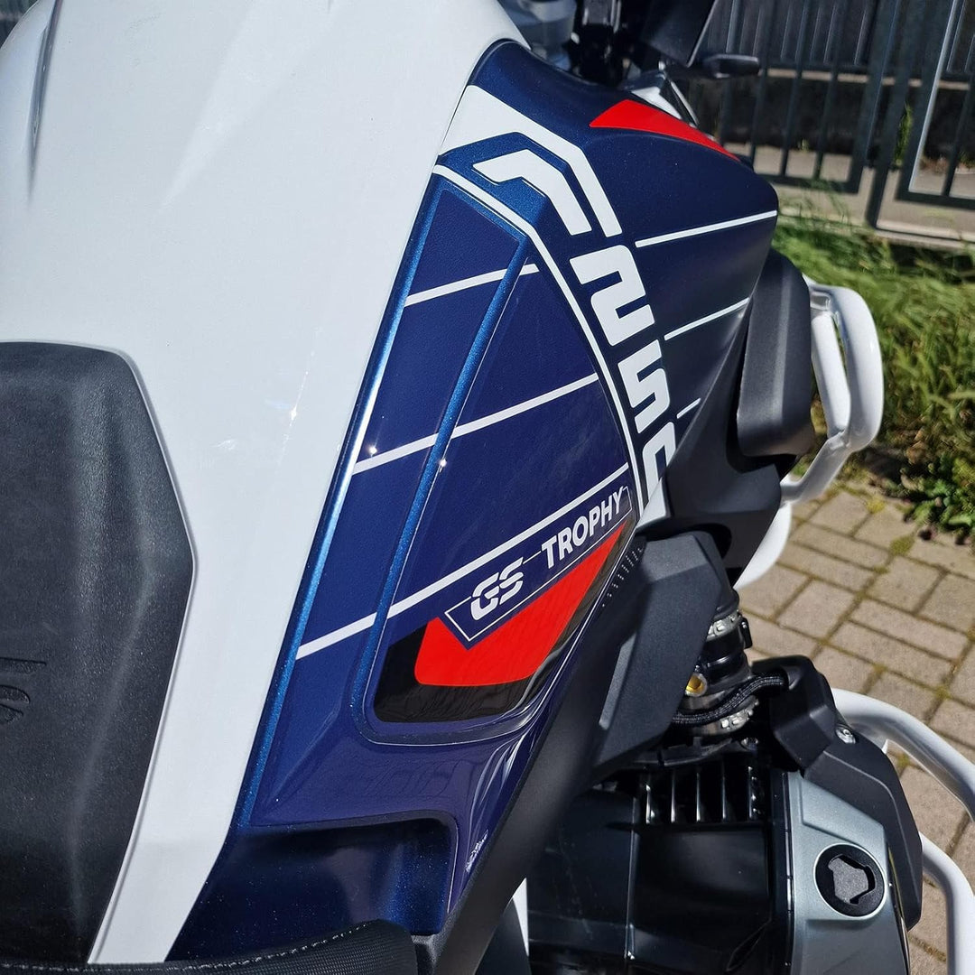 Resin Bike Motorrad-Aufkleber passend für BMW R 1250 GS Trophy 2023 Motorrad-Schutz gegen Stösse und