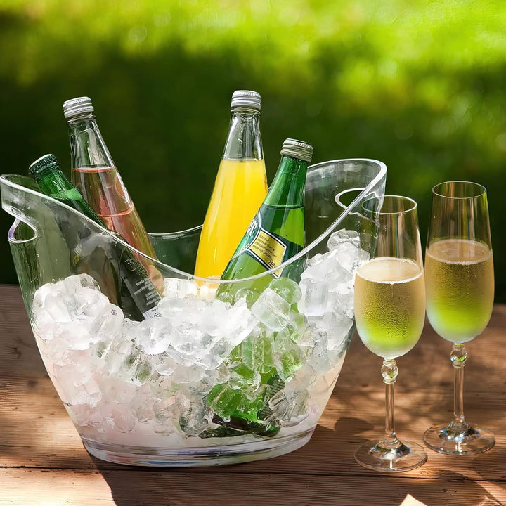 4 L Eiseimer Champagner Eimer, Getränke kühlen, Champagnerkühler Eis Eimer, Weinkühler Sektkühler, K