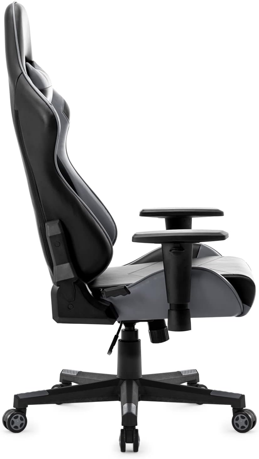 IntimaTe WM Heart Gaming Stuhl, Racing Gamer Stuhl mit Kopfstütze und Lordosenstütze, Ergonomischer