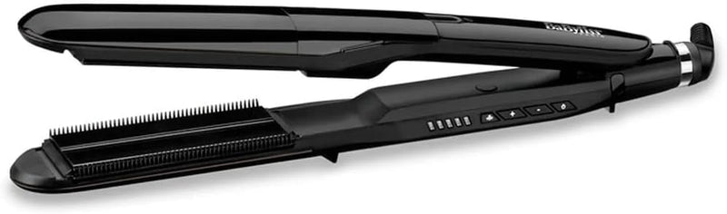 BaByliss Steam Straight, Glätteisen, Dampf-Glätteisen, für ultraglatte Haare, mit 5 Temperaturstufen