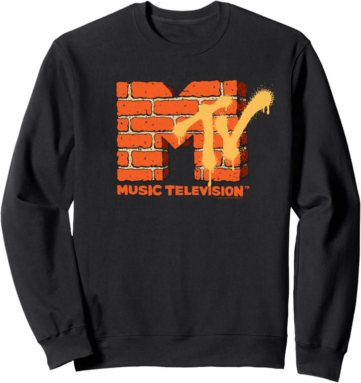 MTV Logo Ziegelwand Sweatshirt