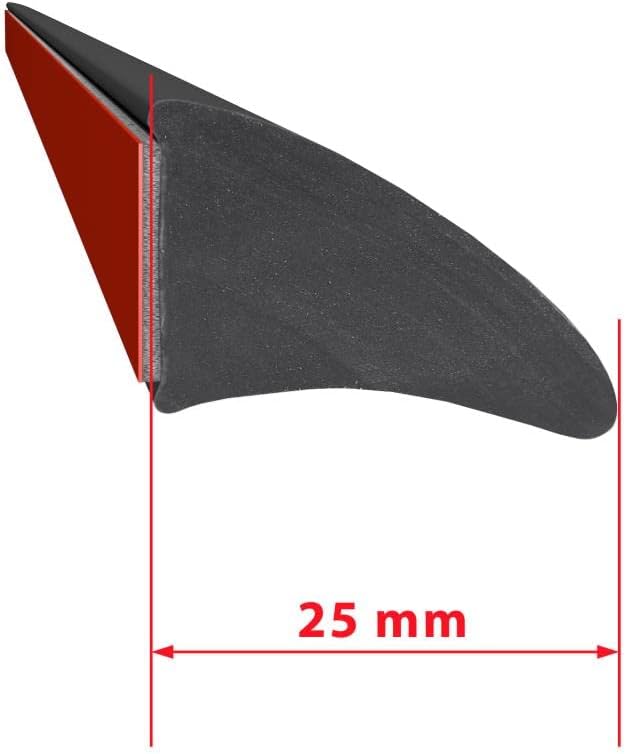 Hansen Styling Parts 1x universelle Kotflügelverbreiterung 25mm Breit - 200 cm lang passend für PKW,