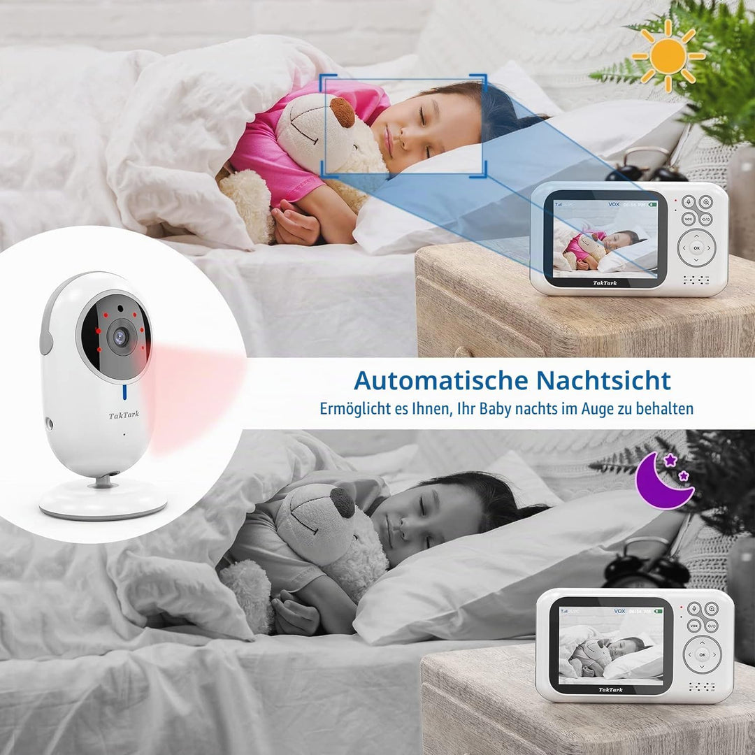 Babyphone mit Kamera, TakTark Babyfon mit Kamera 3.2&