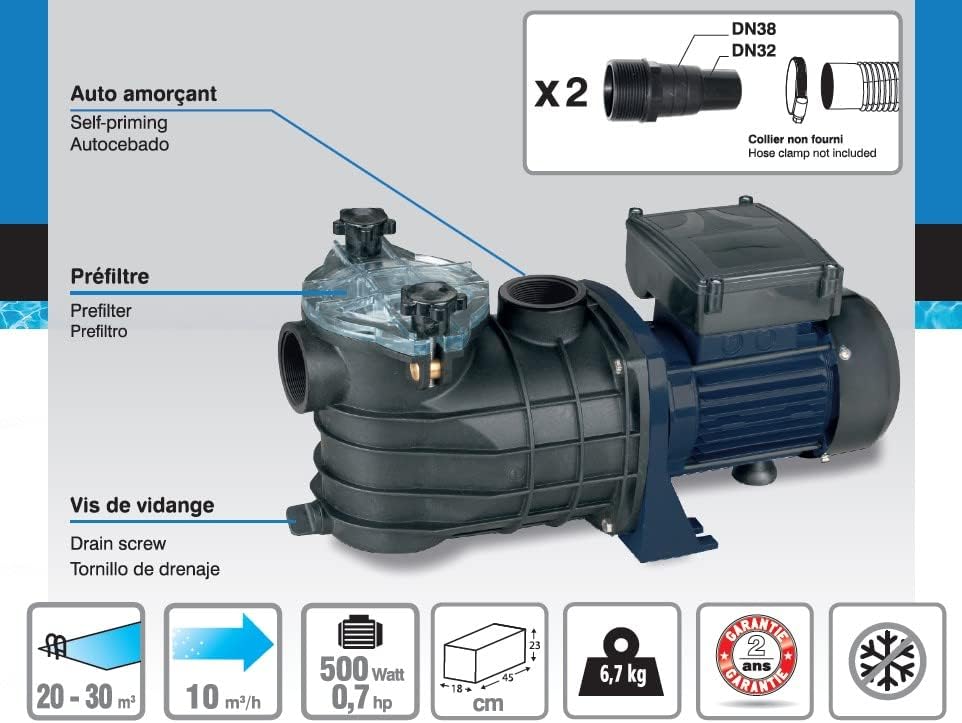 spid' O 2961 PC500 Pumpe Pool