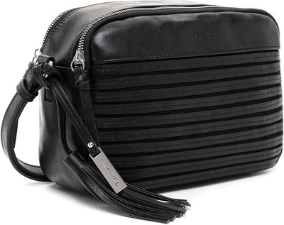 Tamaris Umhängetasche Liane 32210 Damen Handtaschen Mustermix Einheitsgrösse Black 100, Einheitsgrös