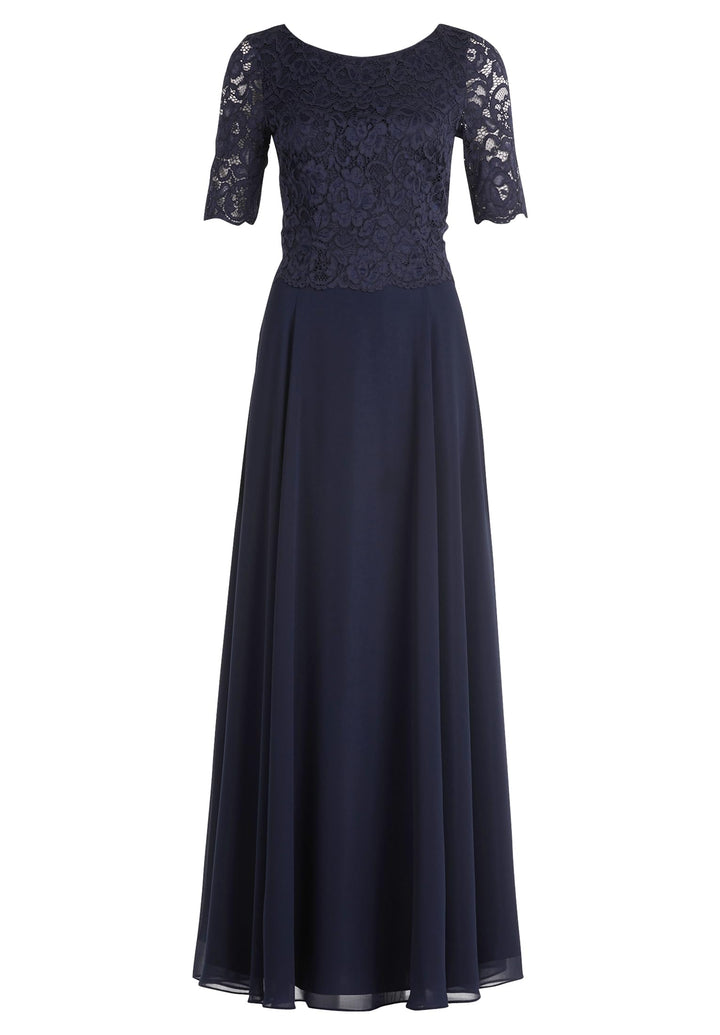 Vera Mont Damen Kleid, Blau