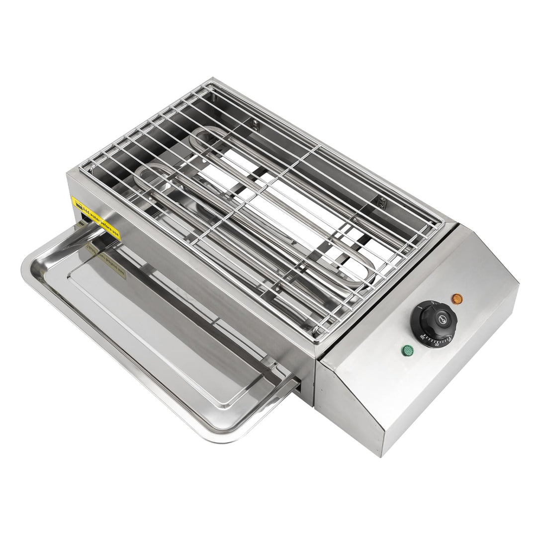 Elektrischer Grillofen mit Einstellbarer Temperatur für Picknicks Partys Camping Decks Terrassen Par