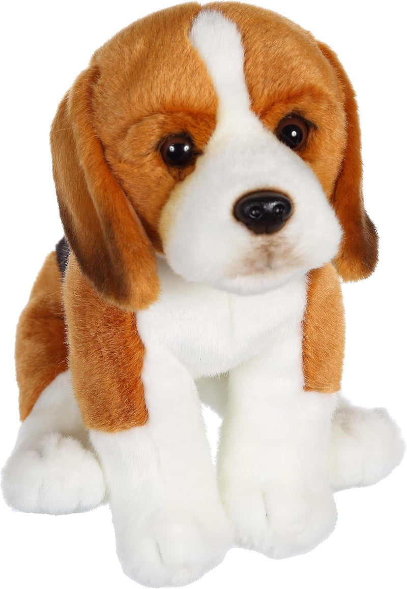 GIPSY TOYS - sitzender Hund 25 cm Beagle - Kuscheltier für Kinder - in 8 verschiedenen Modellen erhä