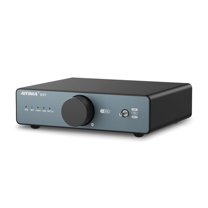 AIYIMA D07 Mini-Desktop-HiFi-DAC Digital-Analog-Audio-Wandler-Decoder AK4493S für Heimstereo-Verstär