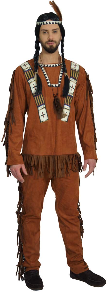 MAYLYNN Kostüm Indianerin Indianer Indianerkostüm Nodyn, Herren Grösse L L Herren, L Herren