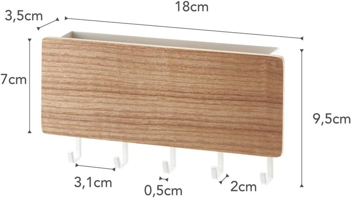 Magnetic Keyhook & Holder - Rin - natural Beige, Beige