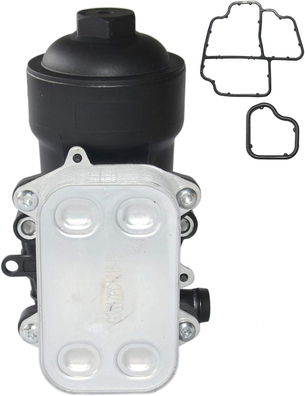 Huiruhy Ölfiltergehäuse Ölfilter Ölkühler Kompatibel mit A3 A4 A6 Q5 TT 1.6 2.0 TDI 03L115389G 03L11
