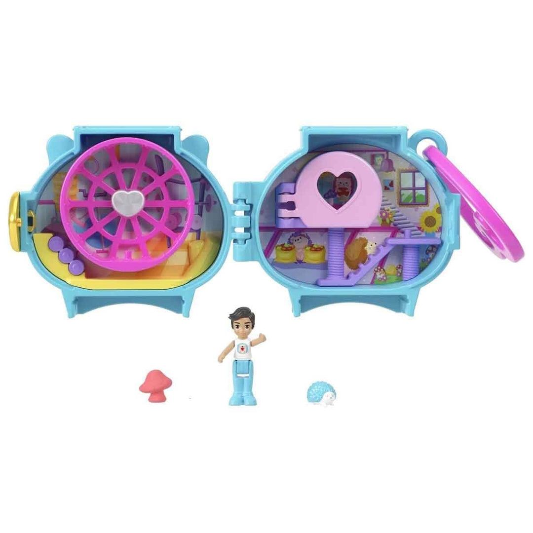 Polly Pocket Kuscheltiere Kompaktes Spielset GYV99 - Hedgehog Hxx23