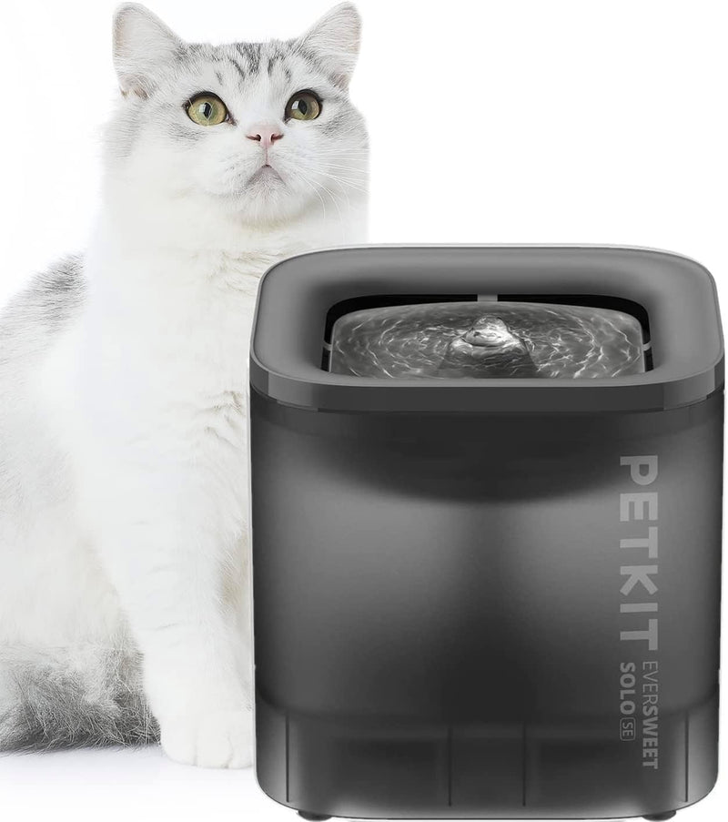 PETKIT CYBERTAIL Katzen Trinkbrunnen, Hundewasserspender,1,85L Katzen Hunde Wasserbrunnen,LED-Licht,