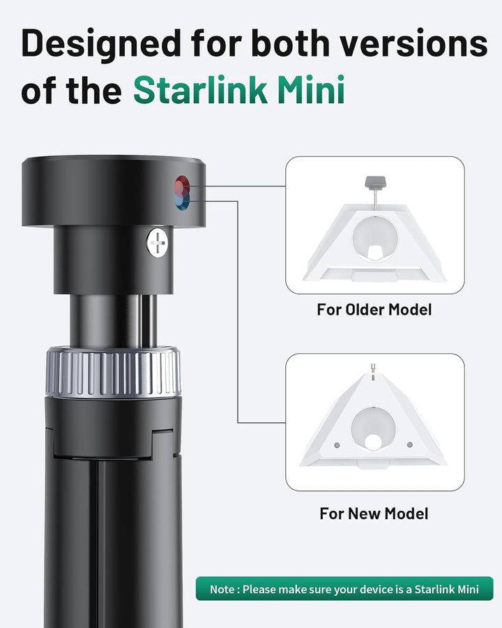 Starlink Mini Stativ Halterung, tragbarer Ständer mit Aluminium Mount Adapter, kompatibel mit neuen