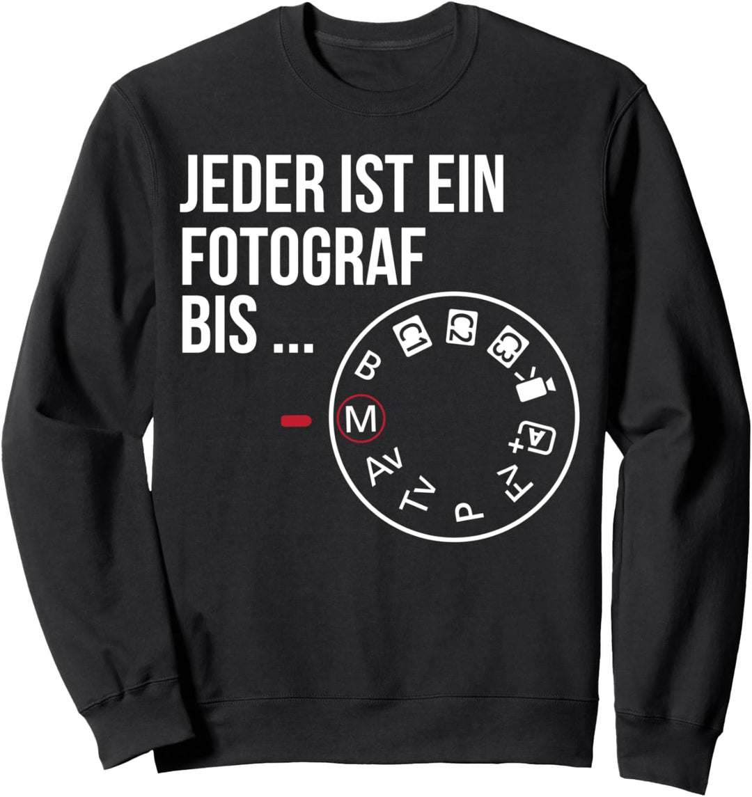 Fotografie Lustig Kamera Herren Mann Fotografen Fotograf Sweatshirt