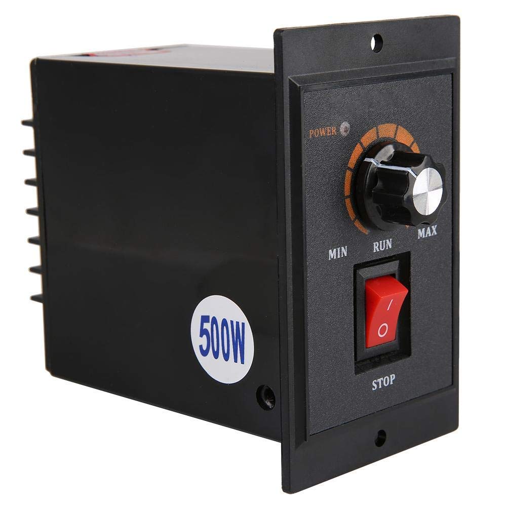 AC Motordrehzahlregler 220V 50/60Hz Einphasen Elektromotor Drehzahlregler mit Einstellbarem Drehscha