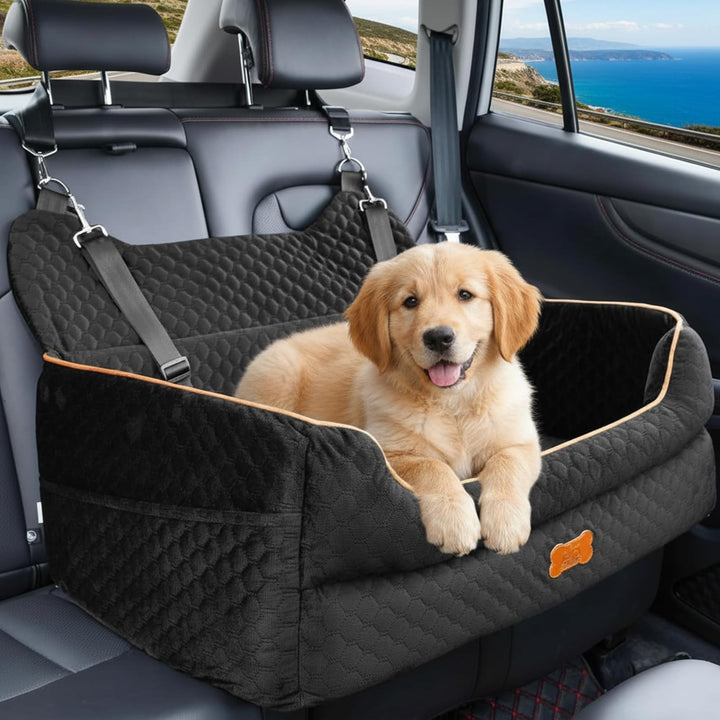 LORSEJOY Hunde Autositz Kleine Mittlere Hunde und Haustiere Waschbarer Hundesitz Abnehmbarer Unterse