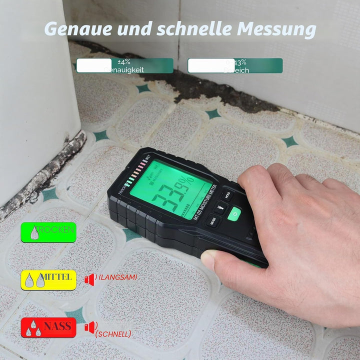 Feuchtigkeitsmessgerät Feuchtigkeitsmesser Detector Feuchtigkeitsdetektor Detector Feuchtigkeitsdete