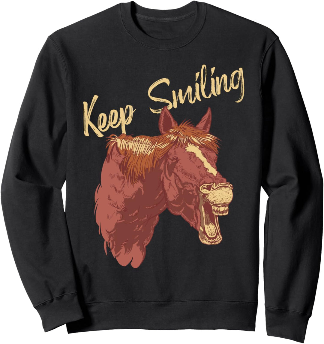 Pferdestall Pony Hof Pferde Mädchen Reiterin Reiten Pferd Sweatshirt