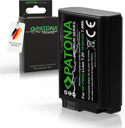 PATONA Premium NP-FW50 2X (1030mAh) - mit USB Dual Ladegerät 1964 - ZV-E10 - DSC RX10 - Alpha 6100 6