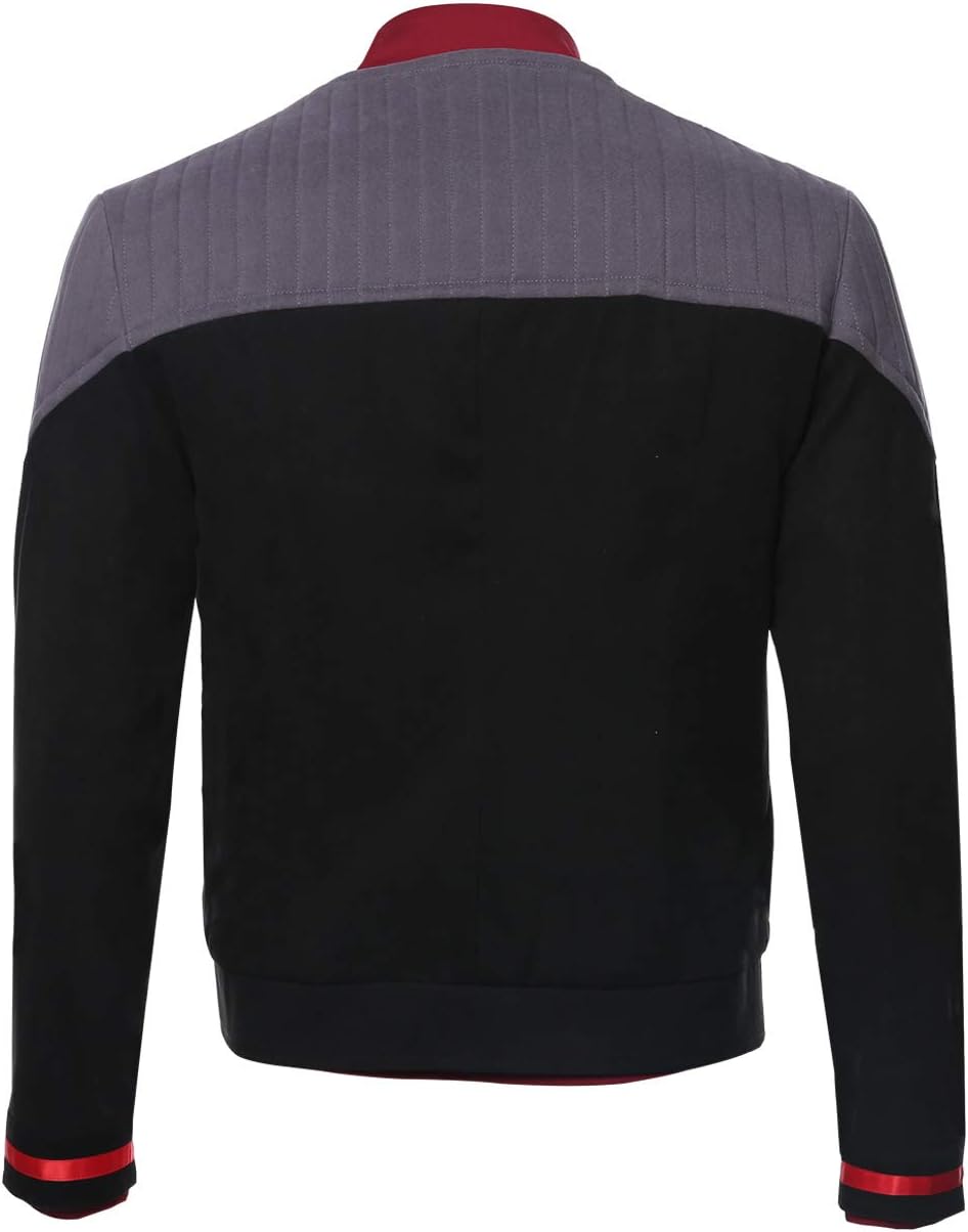 Fortunezone Generations Captain Jean-Luc Picard Cosplay Kostüm Jacke Herren XL Schwarz, XL Schwarz