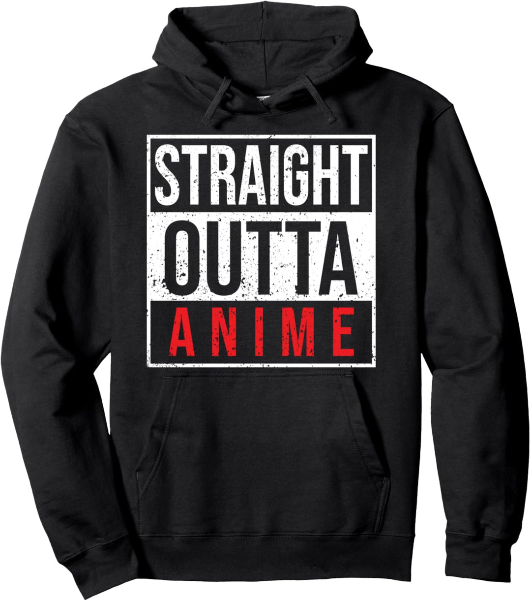 Gerade aus Anime Pullover Hoodie