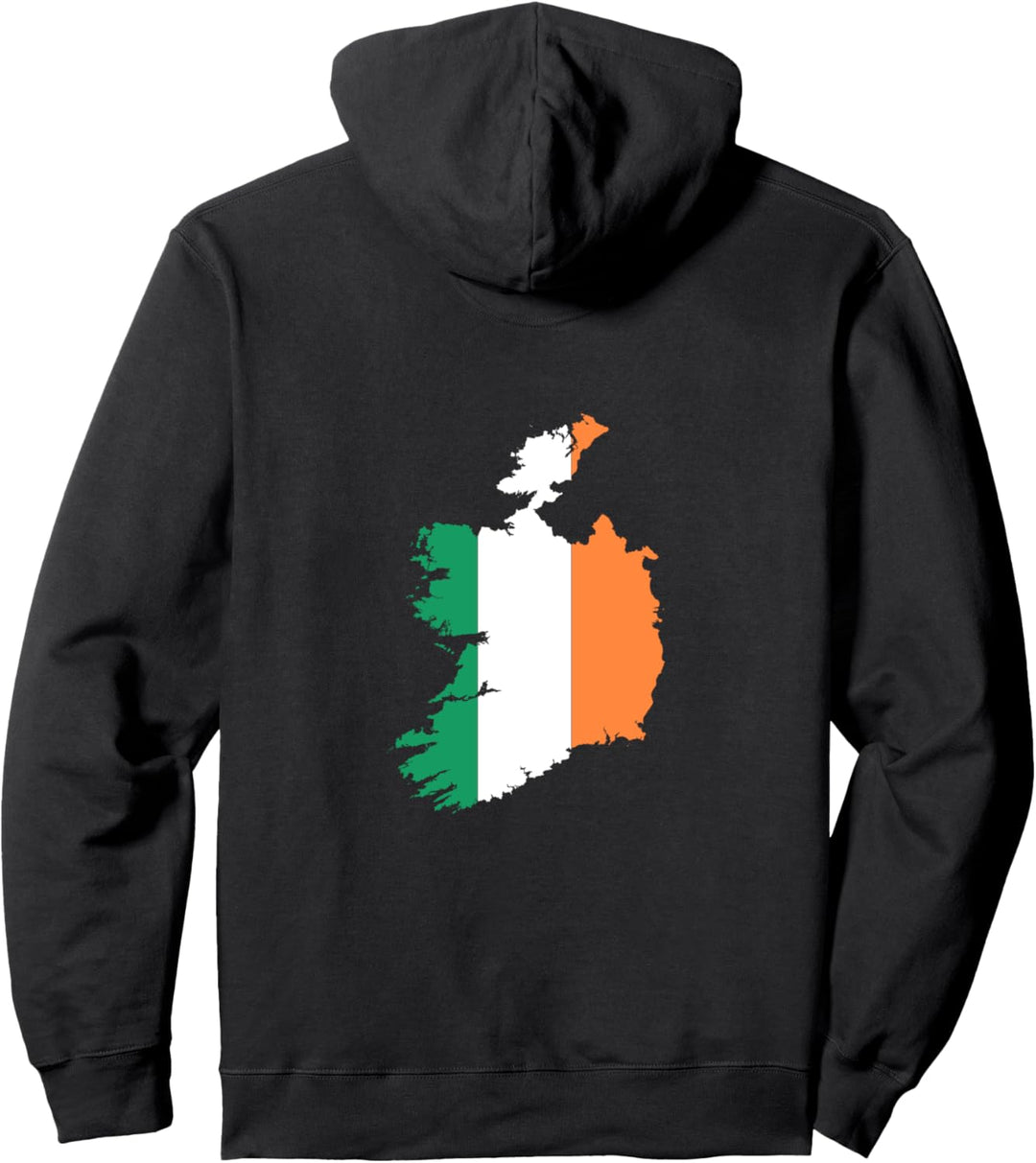 Länderprofil von Irland auf Flagge Pullover Hoodie