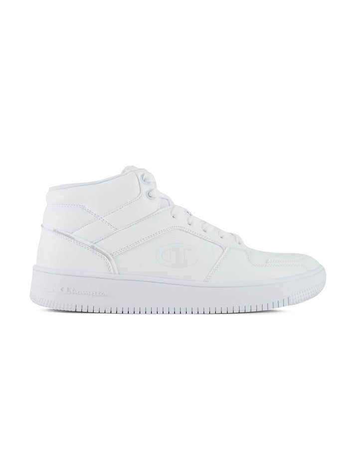 Champion Rebound 2.0 MID Herren Sneaker S21907-CHA-WW014 weiss/schwarz/grau 41 EU Weiss Ww001, 41 EU