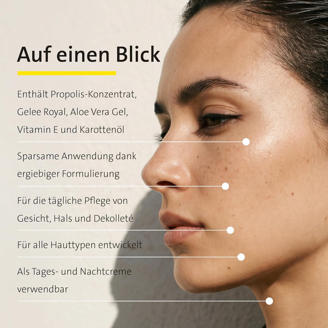 Sanct Bernhard Königinnen Propolis Creme mit Getreidekeim-Extrakt, Karottenöl & Vitamin E 100 ml