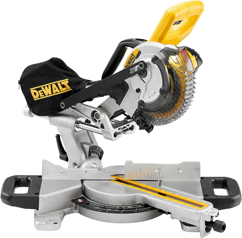 DeWalt 18 V Akku-Paneelsäge / Kapp-und Gehrungssäge (184 mm Sägeblattdurchmesser, 48° Neigungseinste