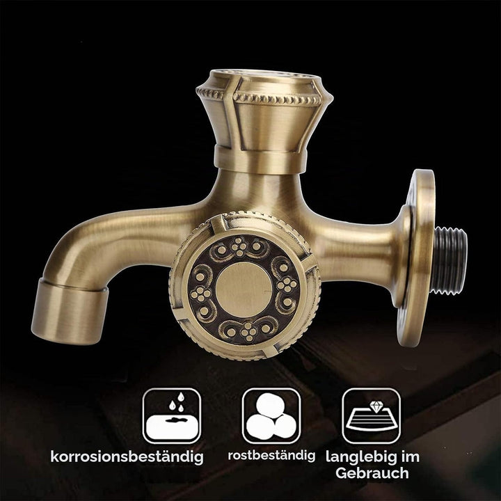 Vintage Wasserhahn Einzelner Kalter Wasserhahn Antik Drache Legierung Wasserhahn 1/2 Waschtischarmat