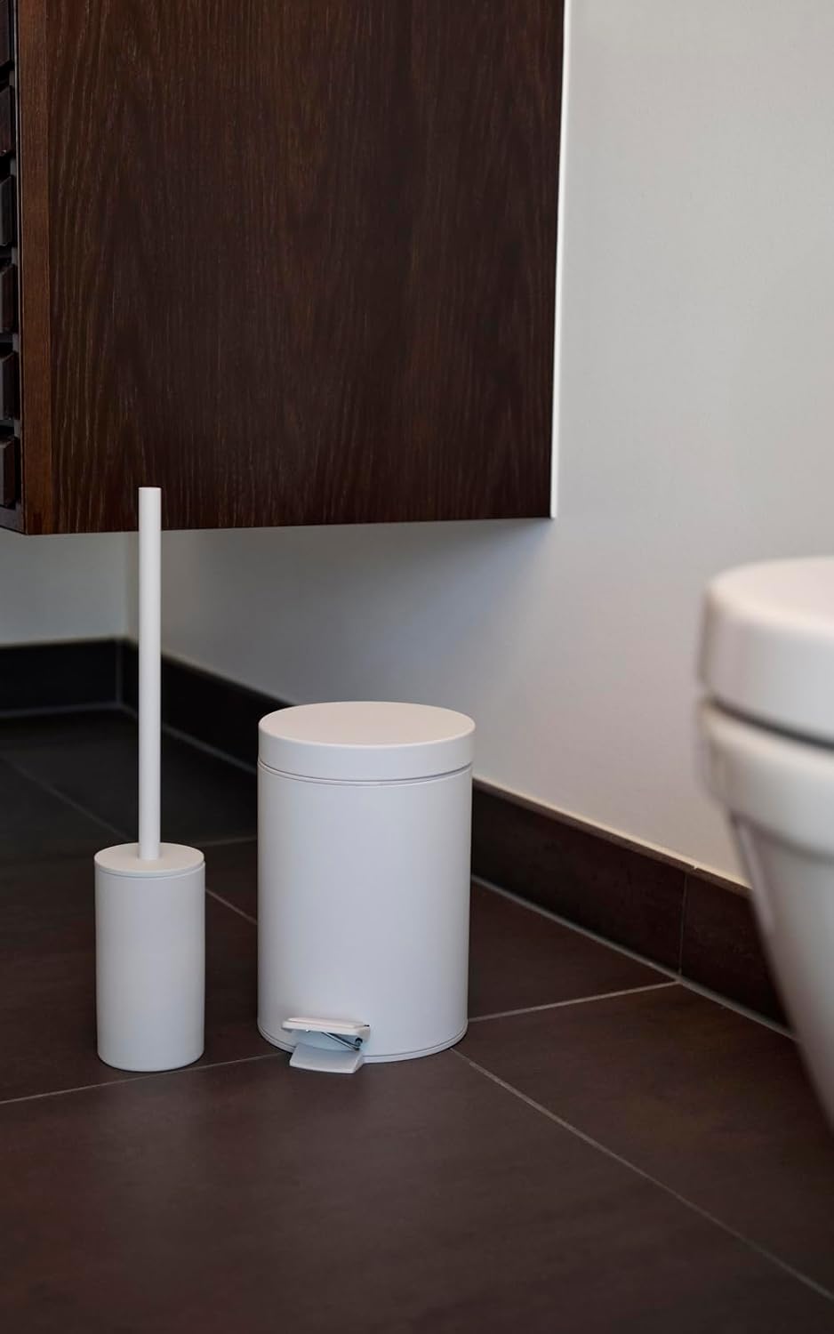 Zone Denmark Solo Mülleimer fürs Bad, Kosmetikeimer, Abfalleimer fürs Badezimmer, Durchm. 17 cm, Höh