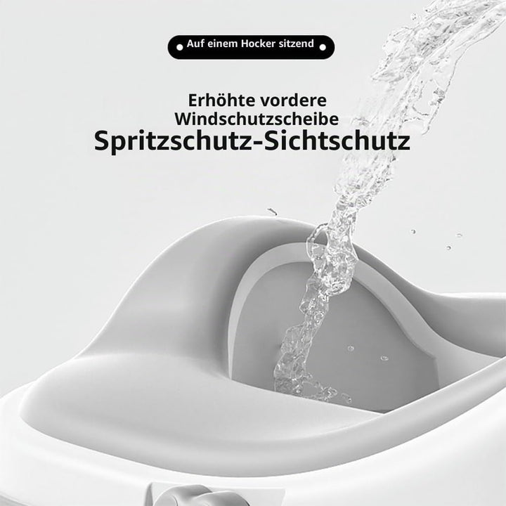 Töpfchentraining-Toilettensitz für Kleinkinder, multifunktionales tragbares Töpfchen mit Spritzschut