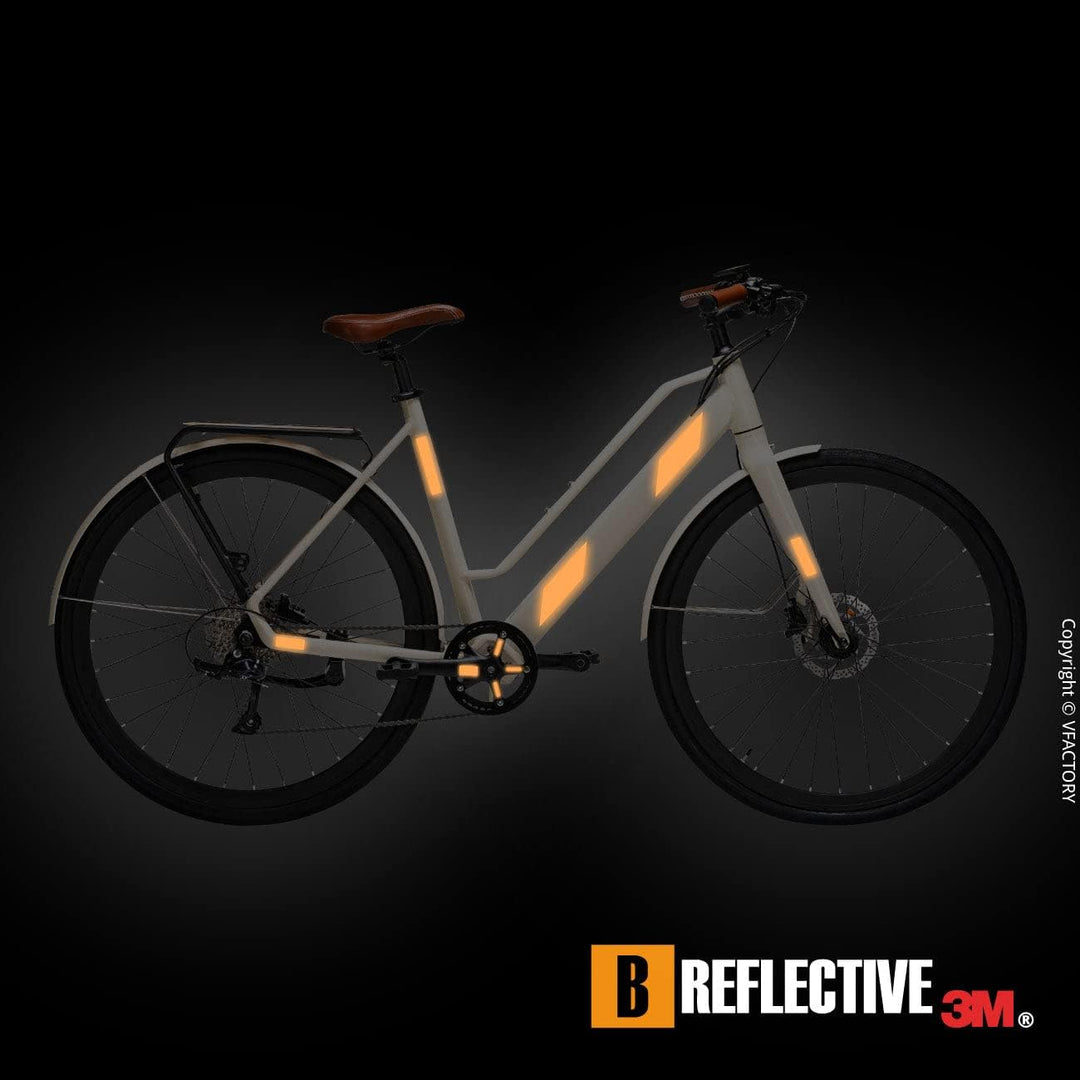 B REFLECTIVE 3M® Colors™, Ausgeschnittene reflektierende Aufkleber, Multi Support: Fahrrad, Roller,