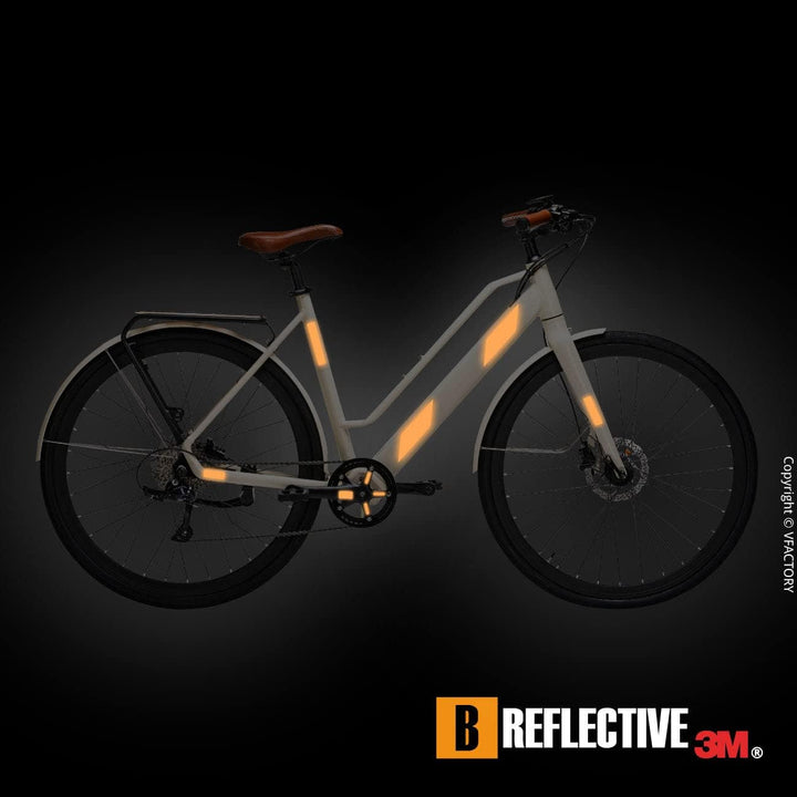 B REFLECTIVE 3M® Colors™, Ausgeschnittene reflektierende Aufkleber, Multi Support: Fahrrad, Roller,