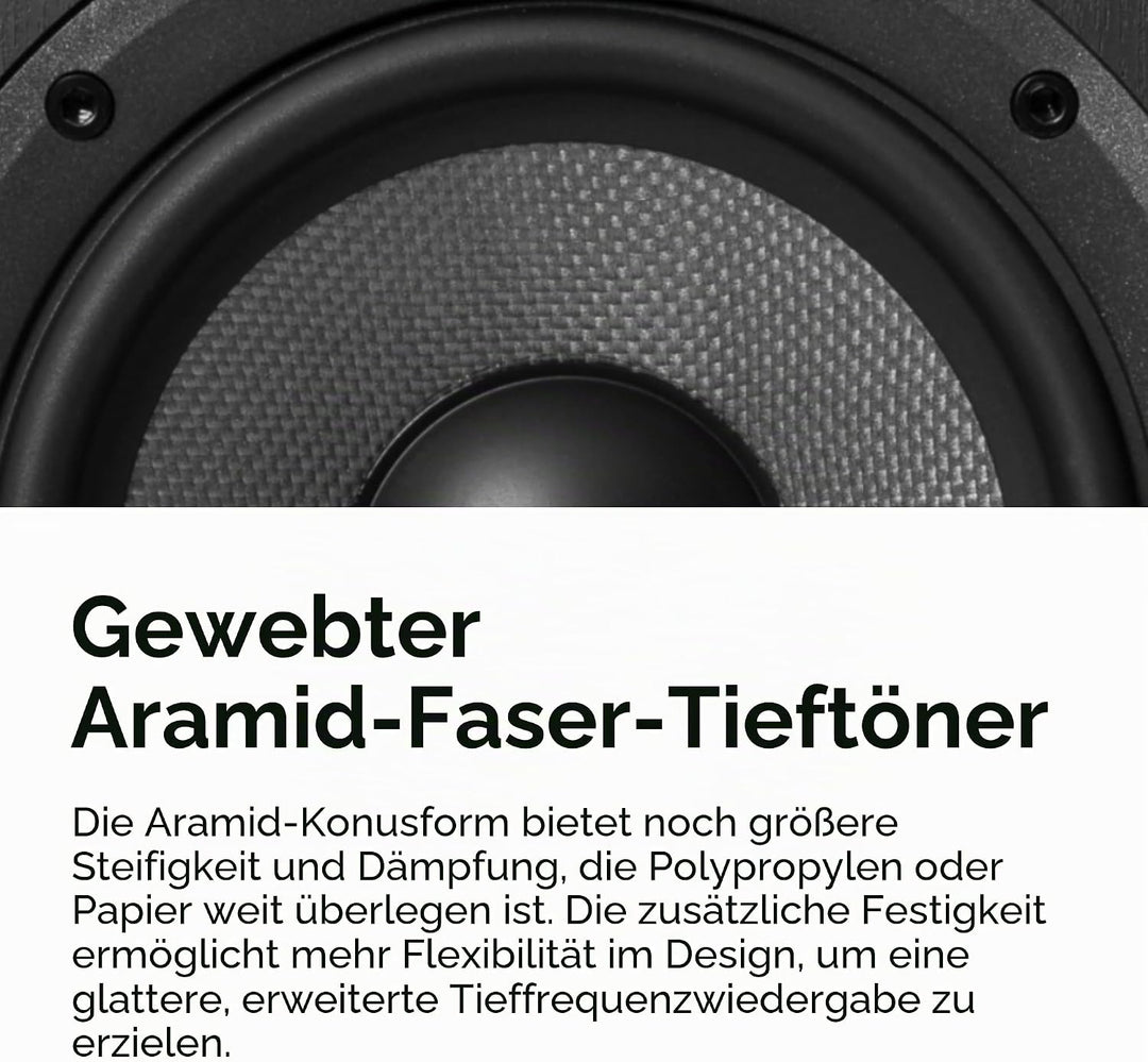 ELAC DEBUT B6.2 Regal-Lautsprecher Schwarz dekor Single, Single